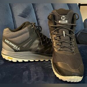 Merrell Mens NOVA 2 Mid Waterproof Black Hiking Boot  12 US Mens